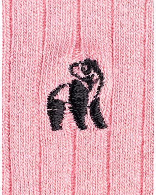 Swole Panda Pink Bamboo Socks New for men