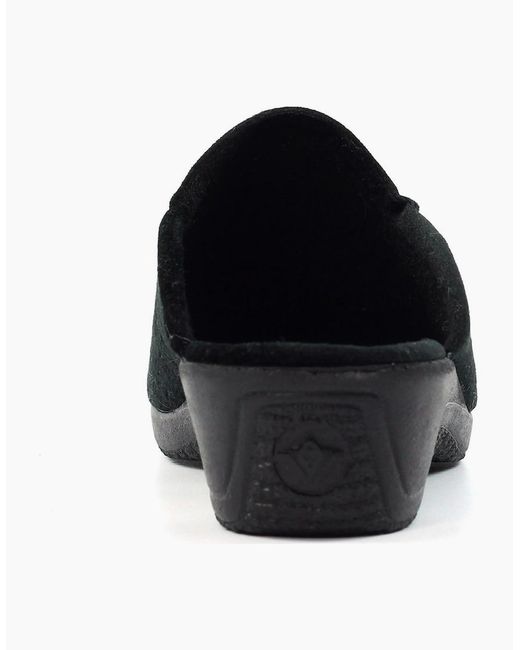 Lunar Black Audrey Slippers