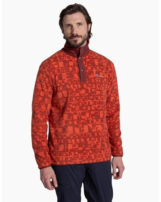 Craghoppers Red Dewlish Ii Micro Half Zip Fleece for men