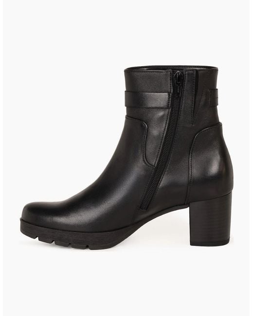Gabor Black Emilia Ankle Boots