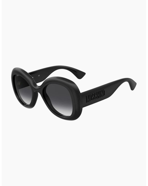 Moschino Multicolor Bold Rounded Frame Sunglasses