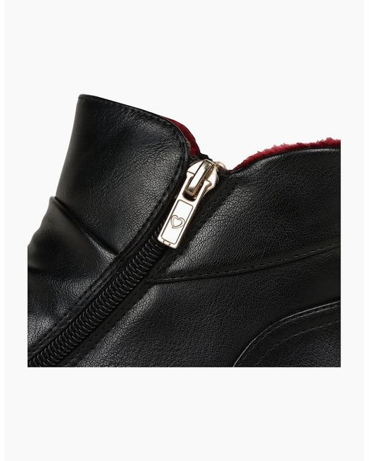 Heavenly Feet Black Duchess Ankle Boots