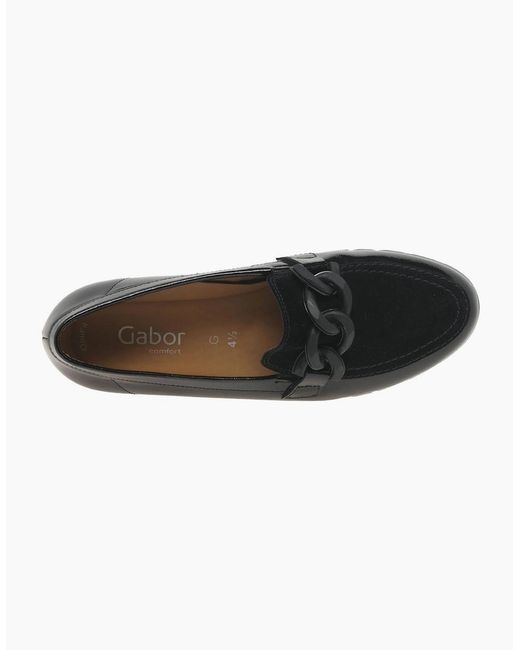 Gabor Black Bea Loafers