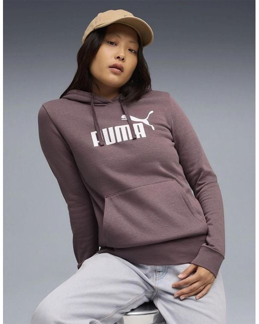 PUMA Purple No. 1 Logo Tech Fleece Overhead Hoodie