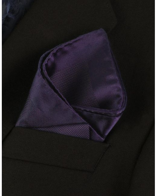 McQueen Blue Pocket Square for men