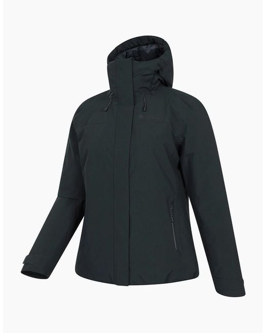 Mountain Warehouse Blue Ladies Mallory Short Waterproof Padded Jacket