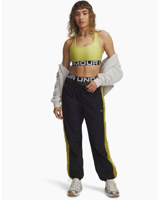 Under Armour Black Icon Crinkle Tracksuit Bottoms
