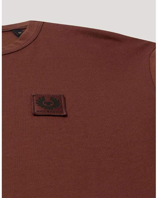 Belstaff Brown T-Shirt A1-26 Oxblood for men