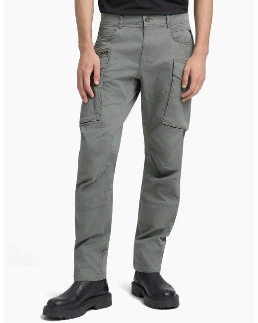 Replay Gray Joe Cargo Pants for men