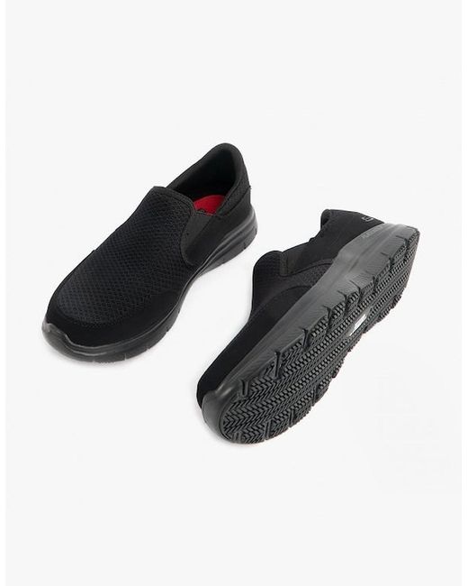 Skechers Black Work 77048Wec Flex Advantage for men