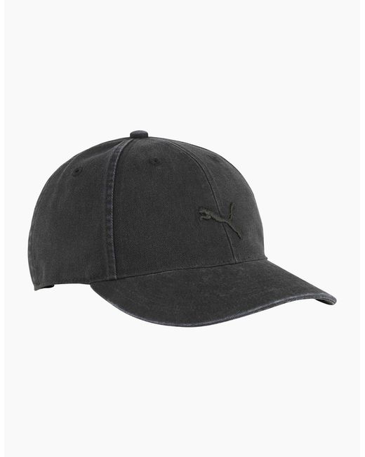 PUMA White Adult Premium Essential Classic Logo Baseball Cap
