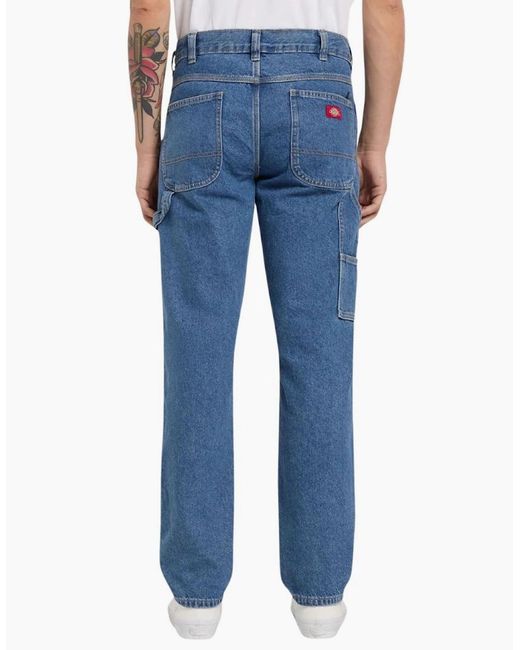Dickies Blue 993 Regular Tapered Carpenter Jeans for men