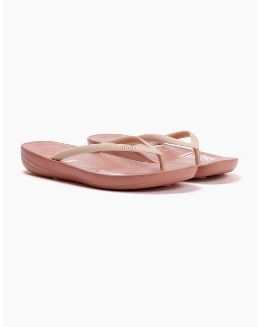 Fitflop Pink Iqushion X Pantone Flip-Flops