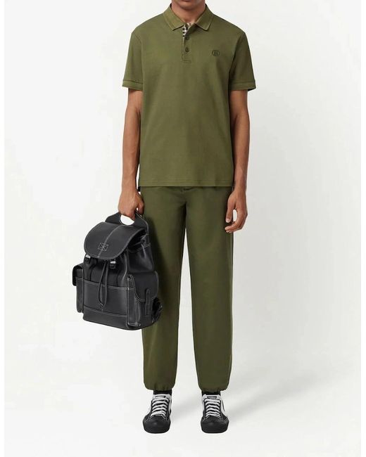 Burberry Green Tb Eddie Polo for men