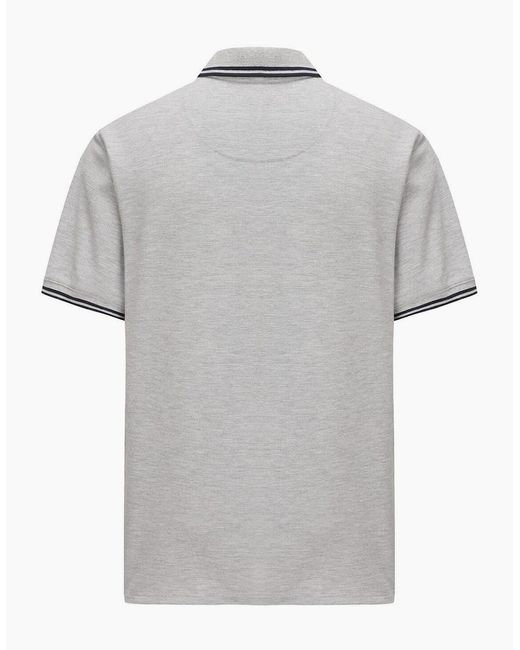 Pretty Green Gray Barton Polo for men