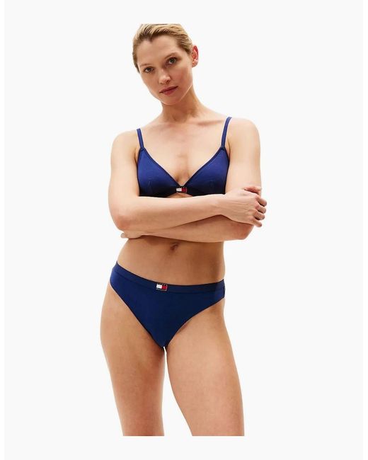 Tommy Hilfiger Blue 3-Pack Heritage Badge Thongs