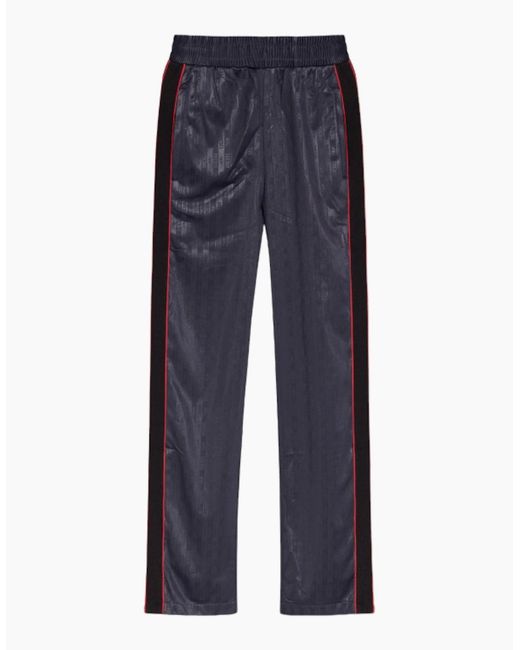 DIESEL Blue P-Mekanis 0Bhat Trousers Monogram Printed Straight Leg for men
