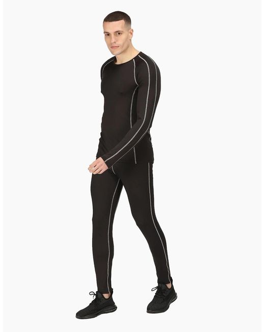 Regatta Black Professional Long-Sleeved Base Layer Top for men