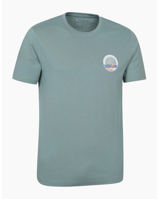 Mountain Warehouse Blue Southwold Short-Sleeved T-Shirt for men