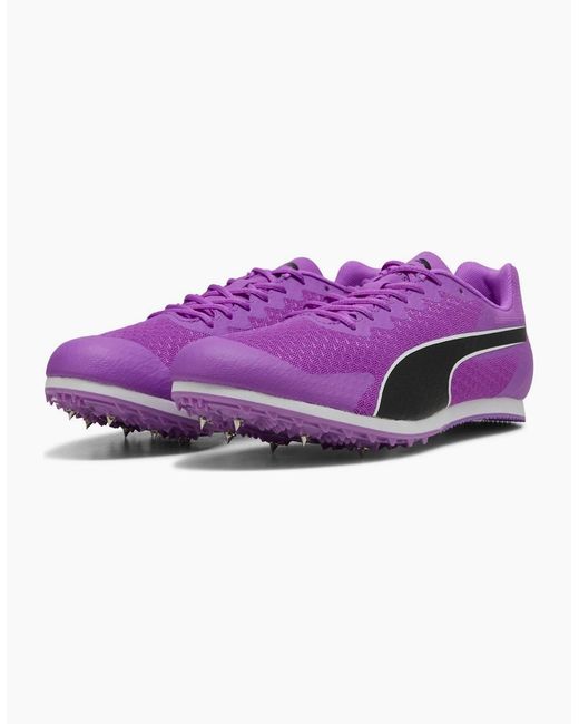 PUMA Purple Evospeed Star 9 Track Running Spikes for men