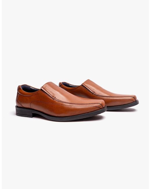 Hush Puppies Orange Brody Slip-On Shoes Tan for men