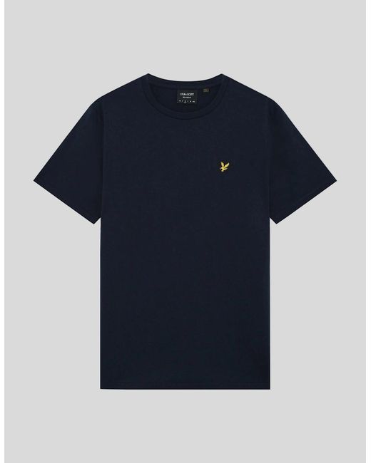 Lyle & Scott Blue Relaxed Cotton T-Shirt for men