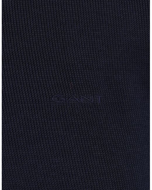 Gant Blue Sacker Rib Half Zip Evening for men