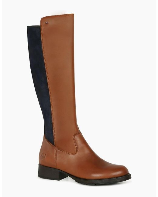 Rieker Brown Utah Knee High Boots