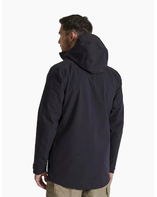 Craghoppers Blue Adult Expert Kiwi Pro Stretch Waterproof Jacket for men