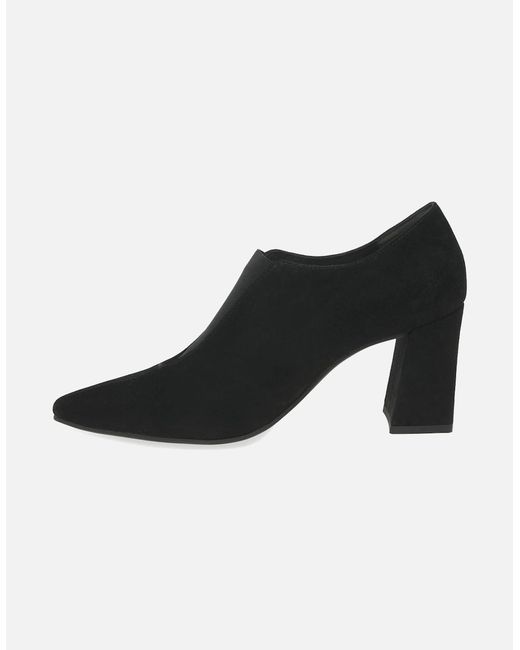 Paul Green Black Lou High Cut Court Shoes