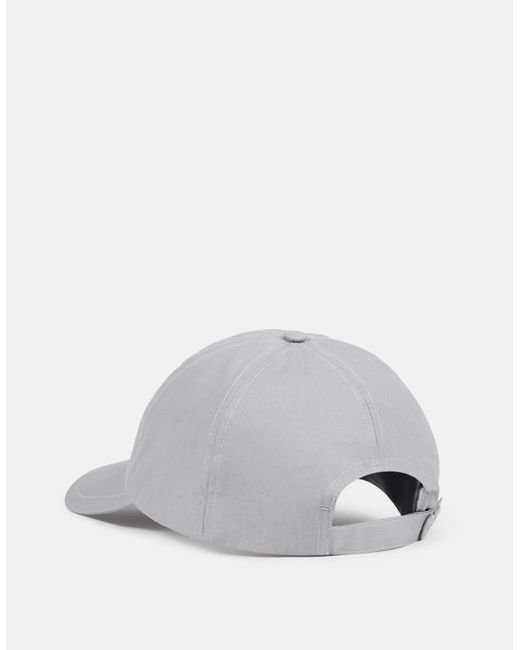 Stone Island Gray Sof01 Ghost Patch Cap for men