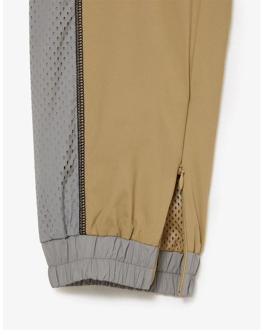 Lacoste Natural Color Block Patterned Track Pants