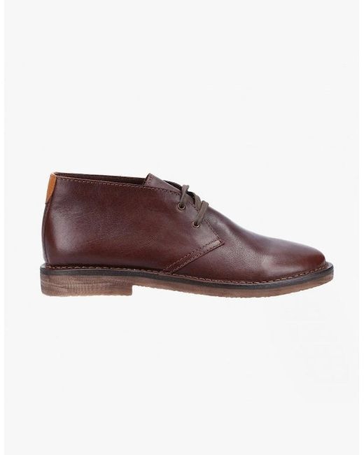Hush Puppies Brown Samuel Chukka Boots for men