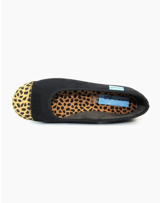 Lunar Black Kla 131 Jessie Slipper