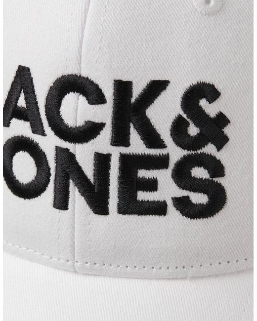 Jack & Jones Black Gall Baseball Cap for men