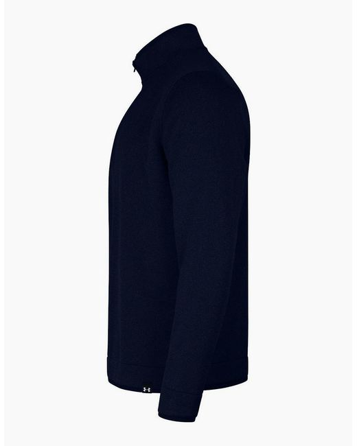 Under Armour Blue Quarter Zip Fleece Top for men
