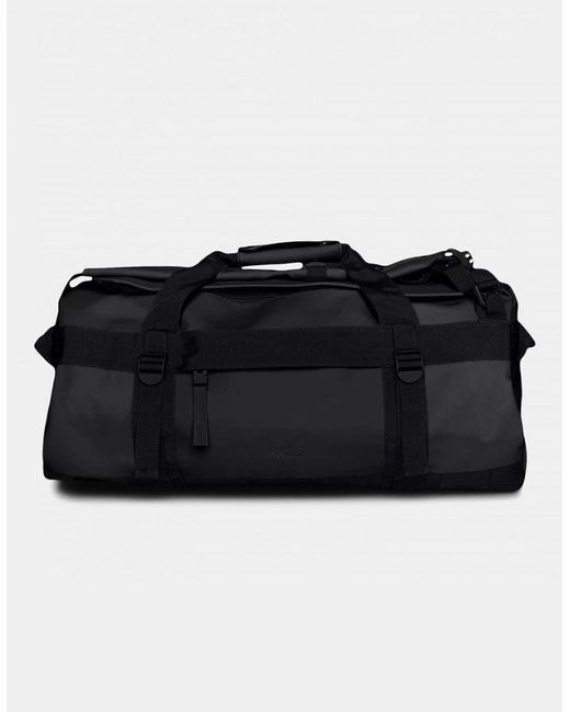 Rains Black Texel Duffel Bag