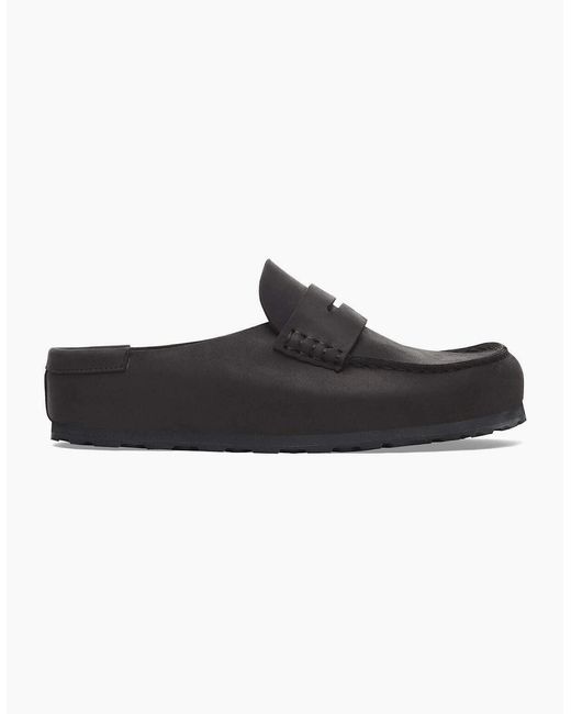 Birkenstock Clogs Black Birkenstock Naples Leather Regular Clogs