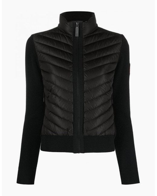 Canada Goose Black Hybridge Knitted Jacket