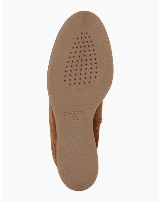 Geox Brown D Eildea Wedge B Ankle Boots