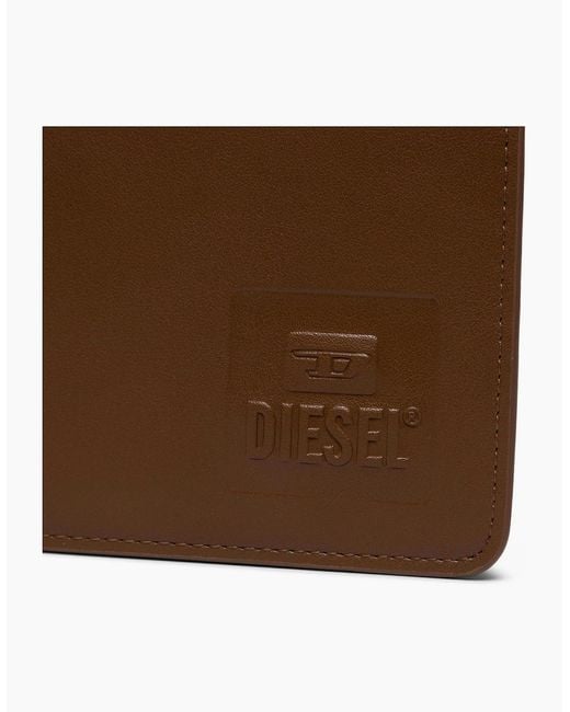 DIESEL Brown Coin Billfold Wallet for men