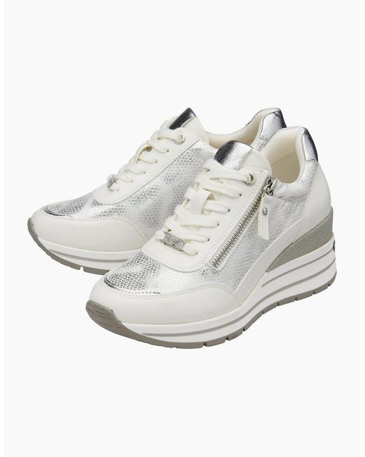 Lotus White Electra Trainers