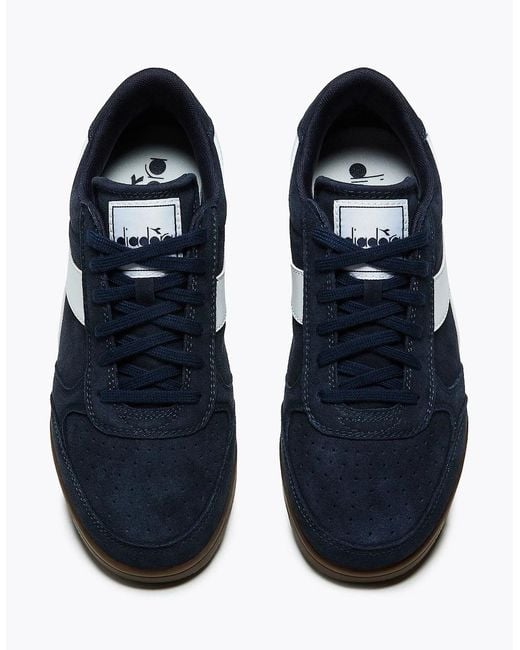 Diadora Blue Seoul Suede Sneakers for men