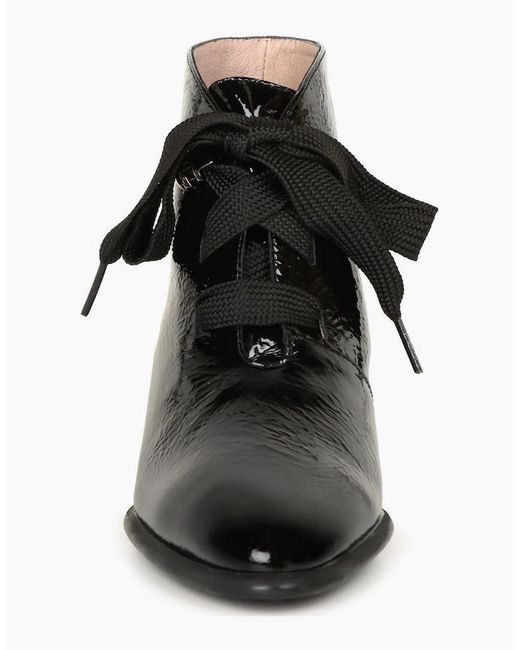 Hispanitas Black Verona Lace Up Ankle Boots