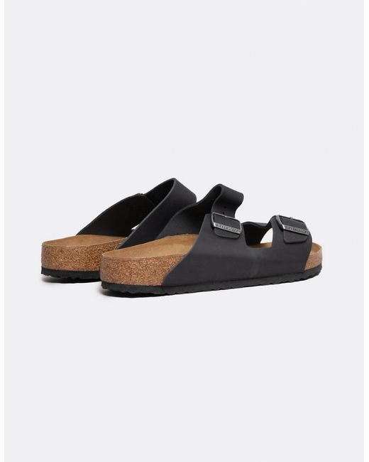 Birkenstock Arizona Black Oiled Leather Sandals