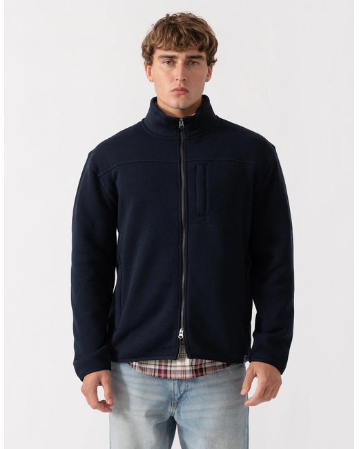 Gant Blue Fleece Jacket for men