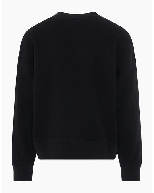 Palm Angels Black Split Shark Branded Logo Sweatshirt