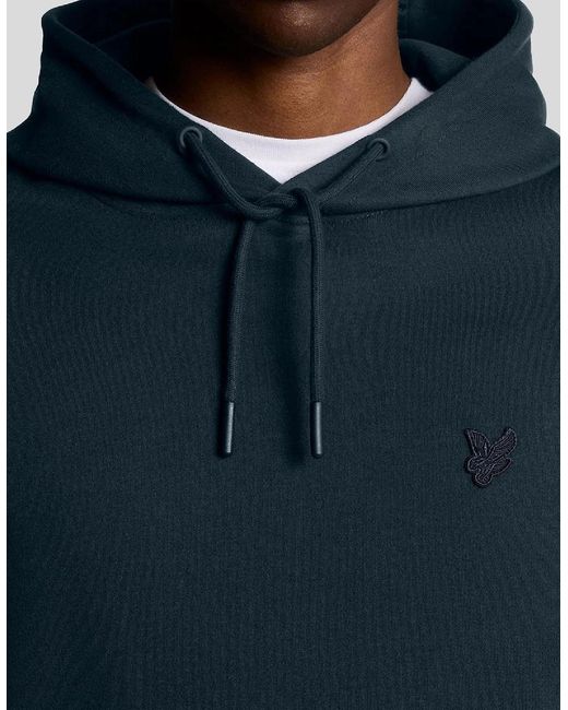 Lyle & Scott Blue Pullover Hoodie for men