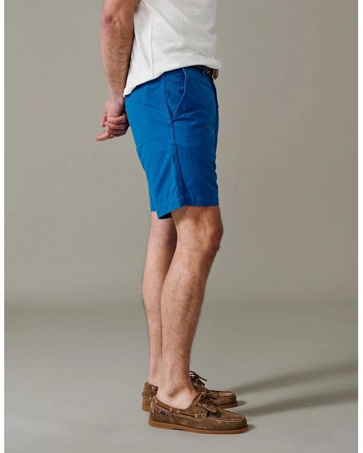 aubi Blue Stamford Chino Short for men