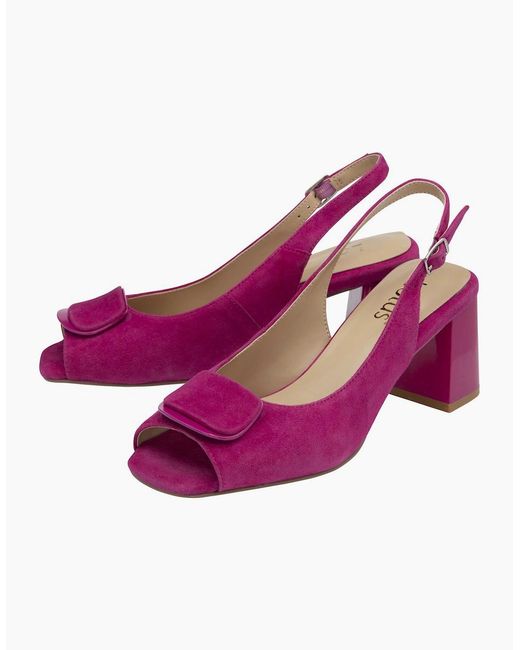 Lotus Pink Josefa Heeled Sandals
